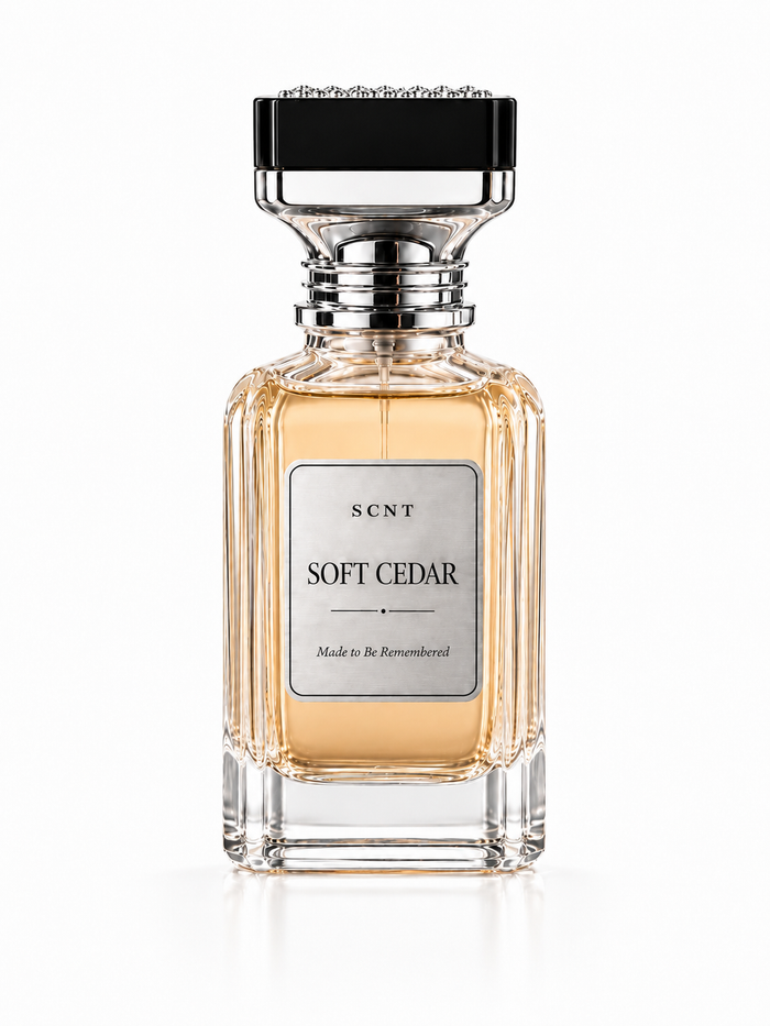 Soft Cedar 100 ml eau de parfum bottle by SCNT
